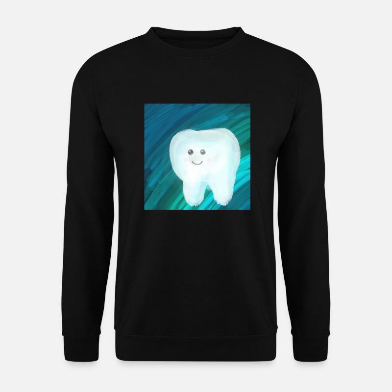 Type de dent - Sweat-shirt Unisexe - noir