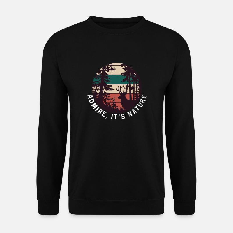 it's nature - Unisex Sweatshirt - black