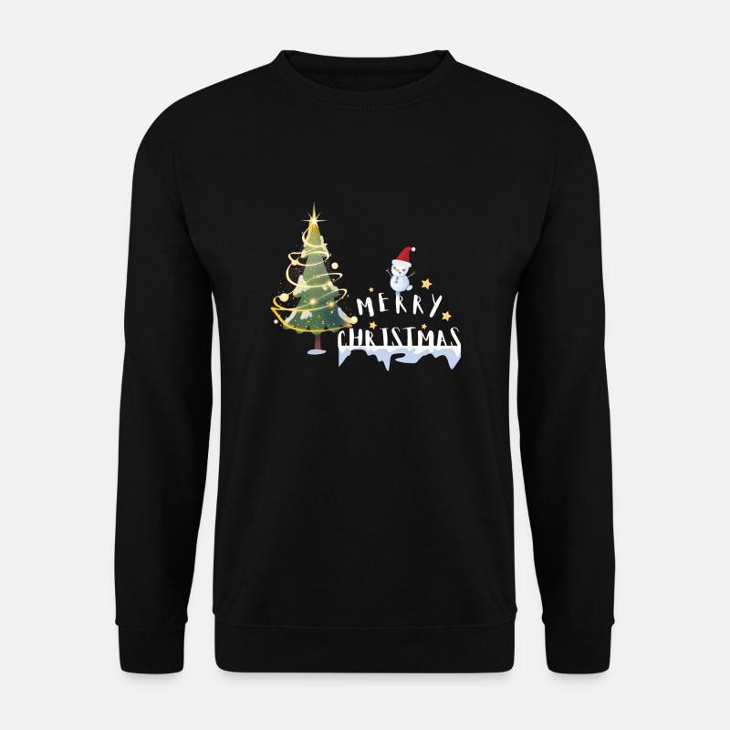 Christmas Tree - Unisex Sweatshirt - black