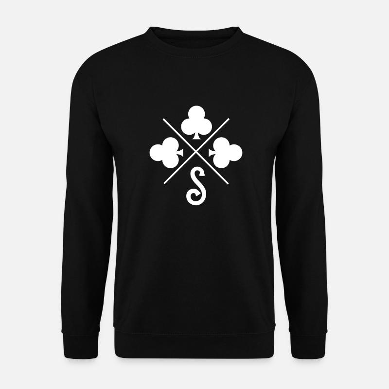 Glücksklee-Buchstabe - Unisex Pullover - Schwarz