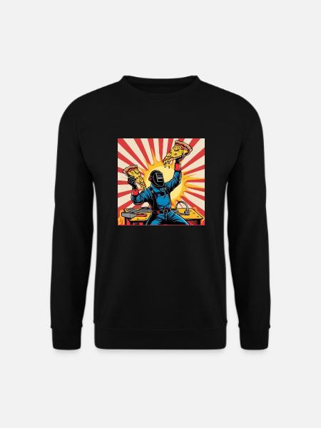 Pineapple Pizza - Unisex Sweatshirt - black