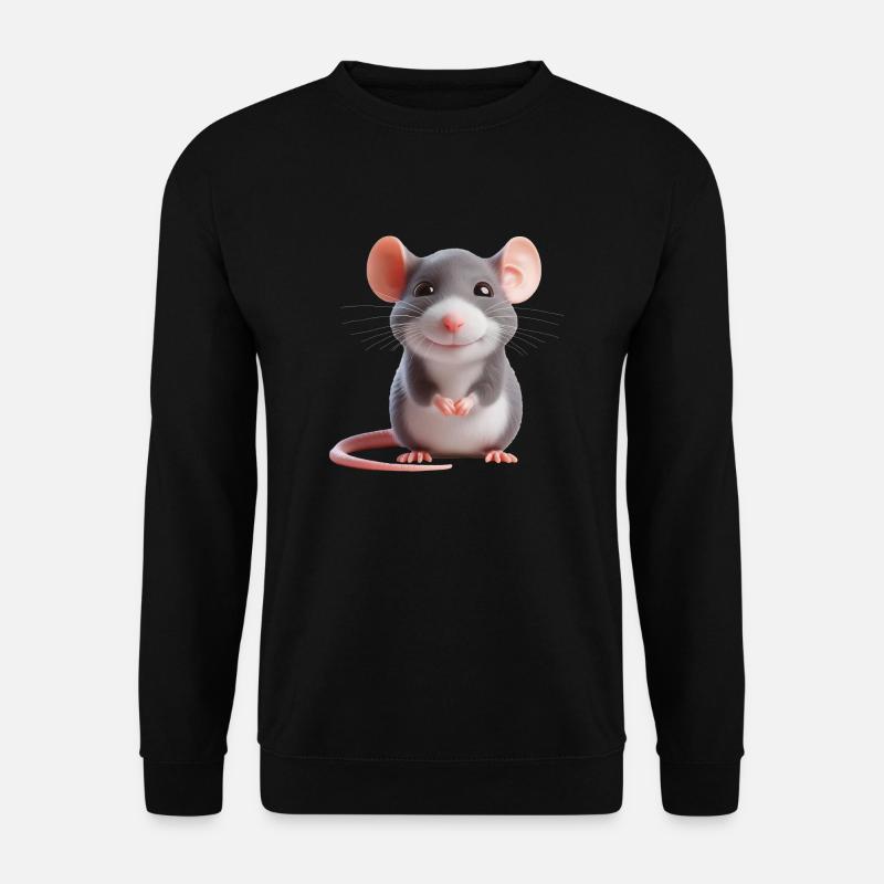 Maus 3 - Unisex Pullover - Schwarz