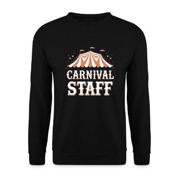 Cirque Carnaval Carnaval - Sweat-shirt Unisexe - noir - Devant - Alina (178cm) & Michal (187cm)