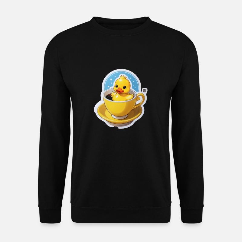 Kaffee Ente - Unisex Pullover - Schwarz
