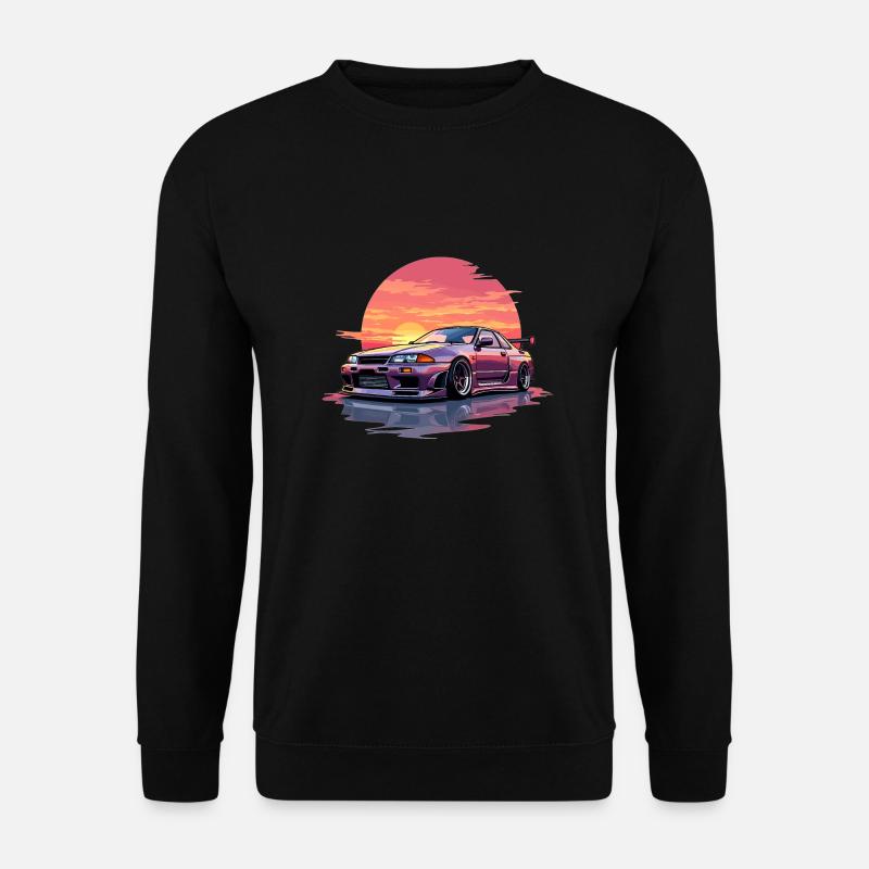 Skyline Sunset - Unisex Sweatshirt - black