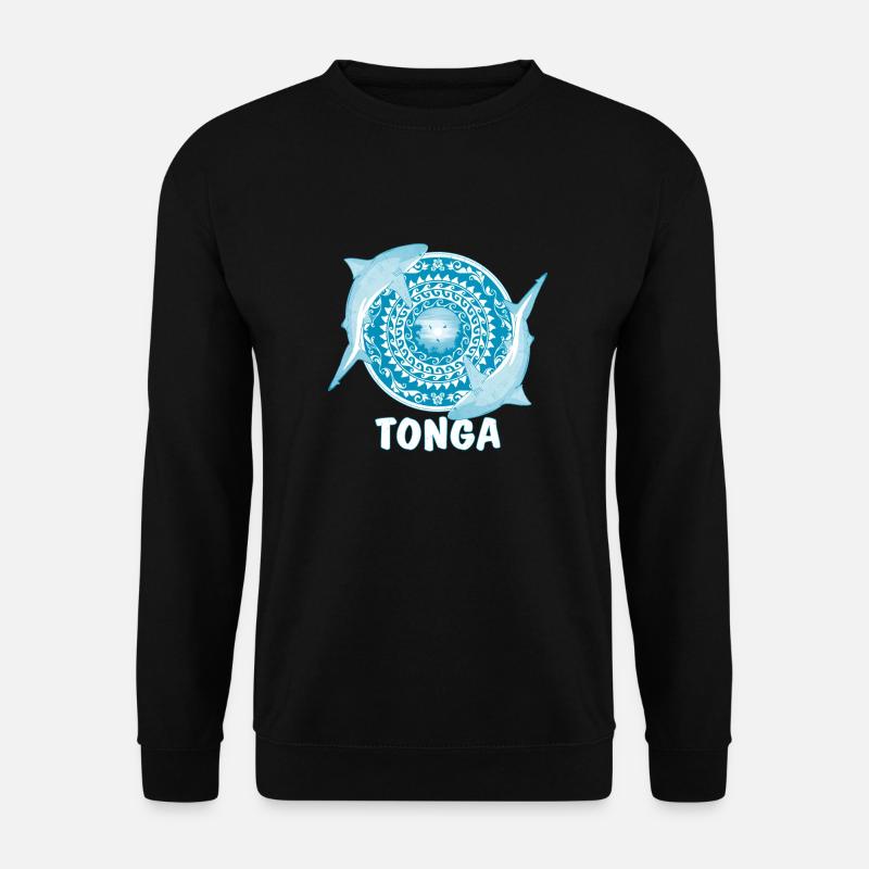 Tonga Bull Shark - Unisex Sweatshirt - black