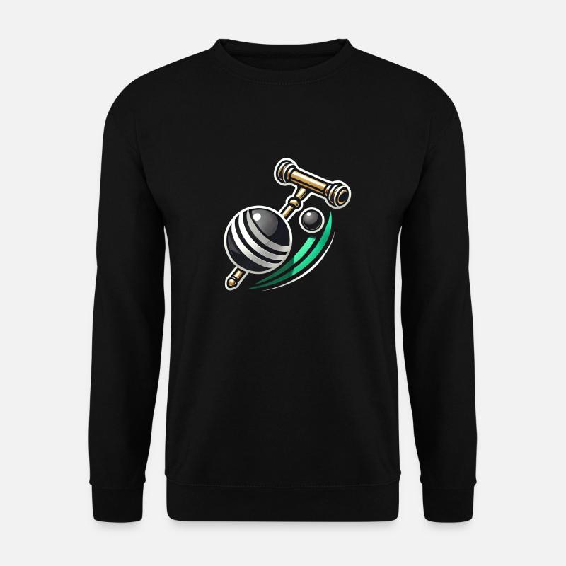 croquet logo - Unisex Pullover - Schwarz