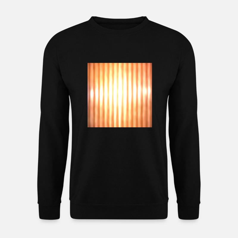 Licht hinter einem Vorgang - Unisex Pullover - Schwarz