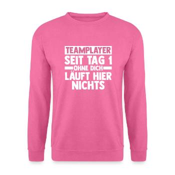 Employé Travailleur Collègue de travail - Sweat-shirt Unisexe - rose - Devant