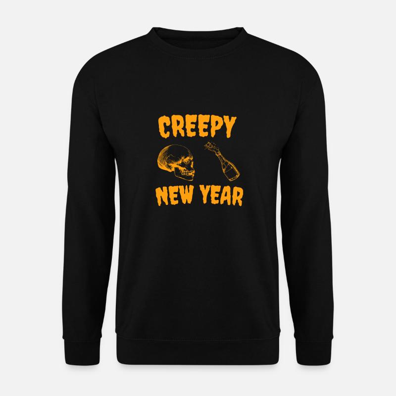 Gruseliges neues Jahr - Unisex Pullover - Schwarz