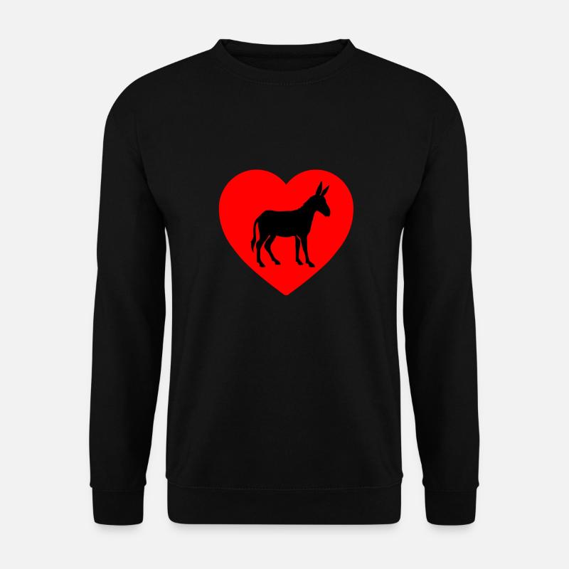 Esel - Unisex Pullover - Schwarz