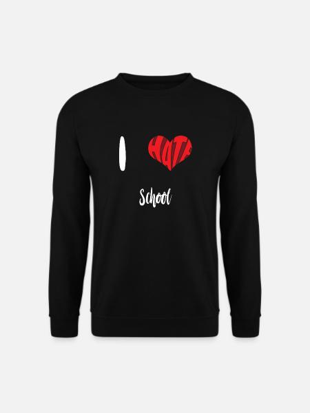 Hate School Stop Hate Anti Hate - Unisex Sweatshirt - black
