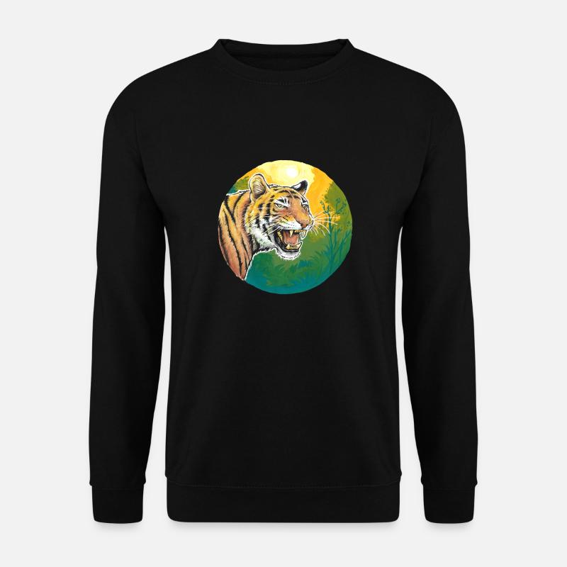 Tiger - Unisex Pullover - Schwarz