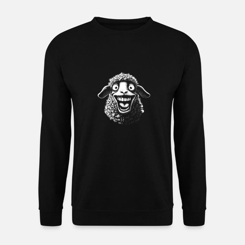 Funny Sheep - Unisex Sweatshirt - black