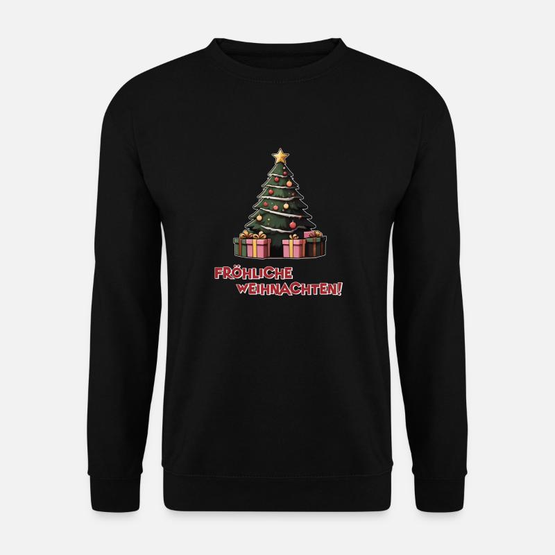 Fröhliche Weihnachten! - Unisex Pullover - Schwarz