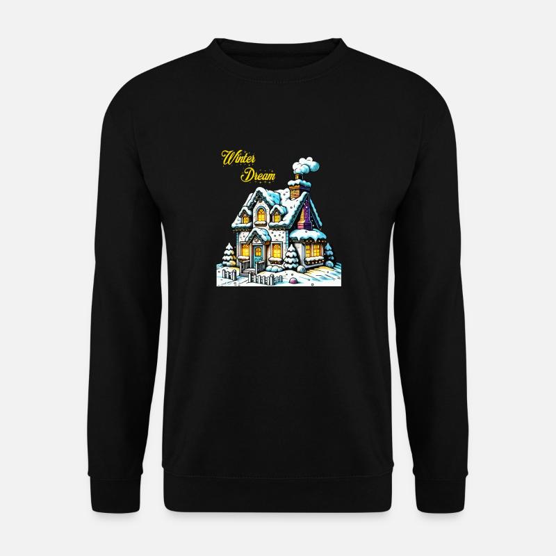 Winter Dream Haus - Unisex Pullover - Schwarz