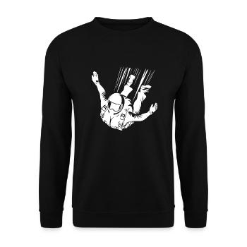 Elite squad paratroopers paratroopers - Unisex Sweatshirt - black - Front - Alina (178cm) & Michal (187cm)