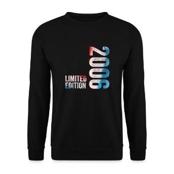 2006 Limited Edition Birthday Gift 2006 - Unisex Sweatshirt - black - Front - Alina (178cm) & Michal (187cm)