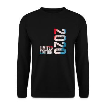 2020 Limited Edition Geburtstagsgeschenk 2020 - Unisex Pullover - Schwarz - Vorne - Alina (178cm) & Michal (187cm)