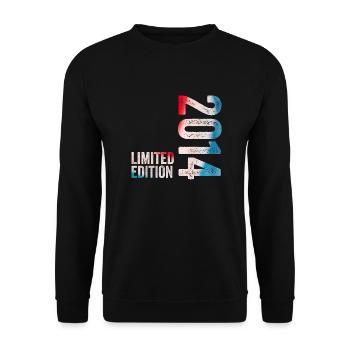 2014 Limited Edition Birthday Gift 2014 - Unisex Sweatshirt - black - Front - Alina (178cm) & Michal (187cm)
