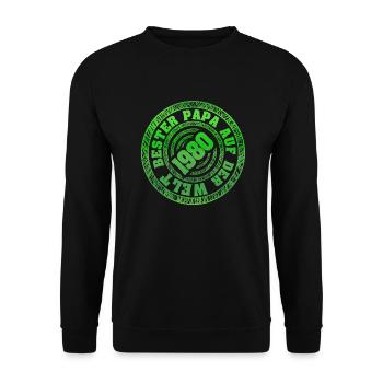 1980 - Unisex Sweatshirt - black - Front - Alina (178cm) & Michal (187cm)