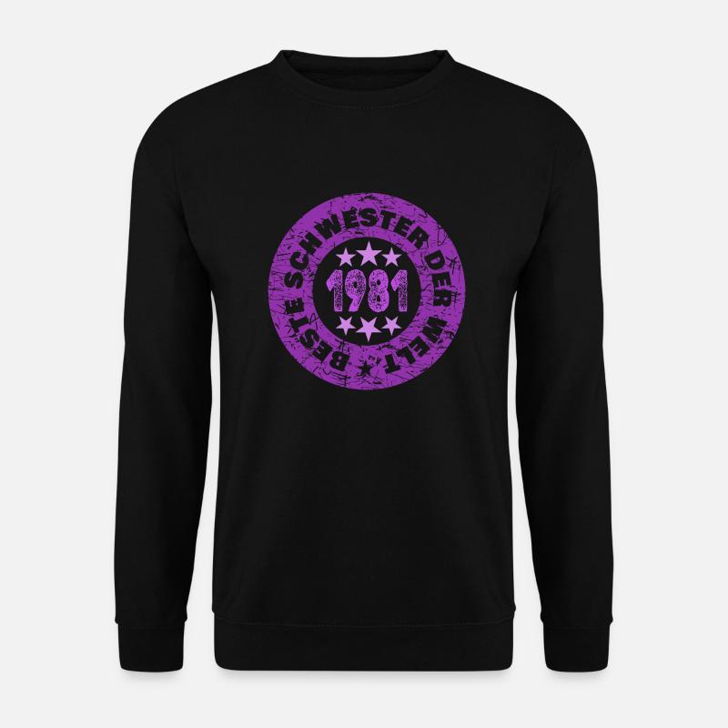 Jahr 1981 - Unisex Pullover - Schwarz