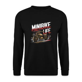 La vie sur deux petites roues - Sweat-shirt Unisexe - noir - Devant - Alina (178cm) & Michal (187cm)