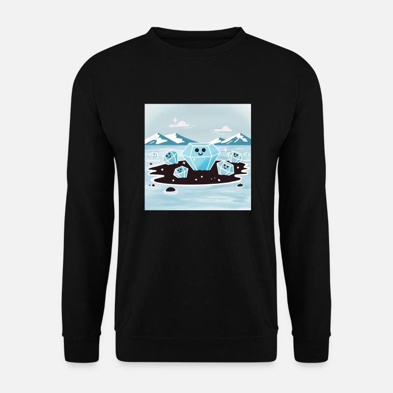 Diamond beach - Unisex Sweatshirt - black