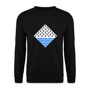 Morbihan - Sweat-shirt Unisexe - noir - Devant - Alina (178cm) & Michal (187cm)