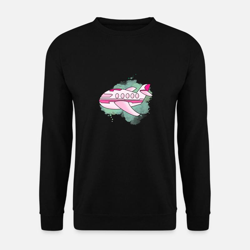 Airplane - Unisex Sweatshirt - black