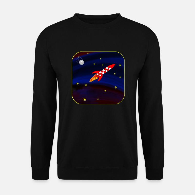 Sputnik rocket - Unisex Sweatshirt - black