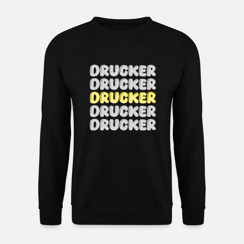 Gift for Printer - Unisex Sweatshirt - black