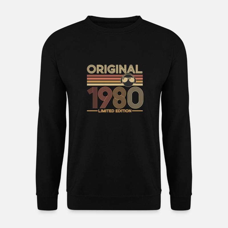 1980 - Unisex Pullover - Schwarz