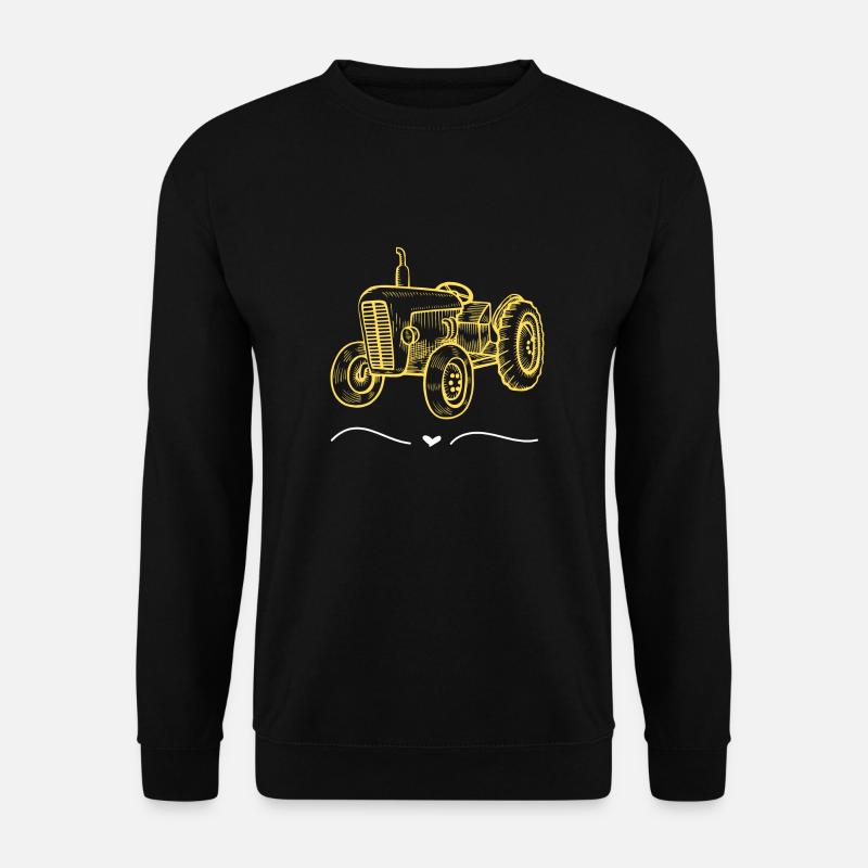Tractor / tractor / tractor - Unisex Sweatshirt - black