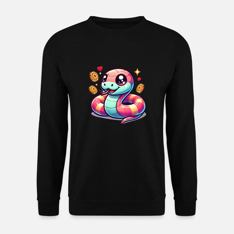 Schlange - Unisex Pullover - Schwarz