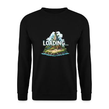 loading .. - Unisex Pullover - Schwarz - Vorne - Alina (178cm) & Michal (187cm)