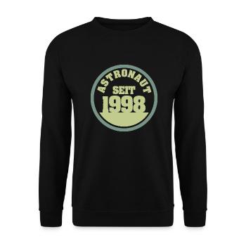 1998 - Unisex Pullover - Schwarz - Vorne - Alina (178cm) & Michal (187cm)