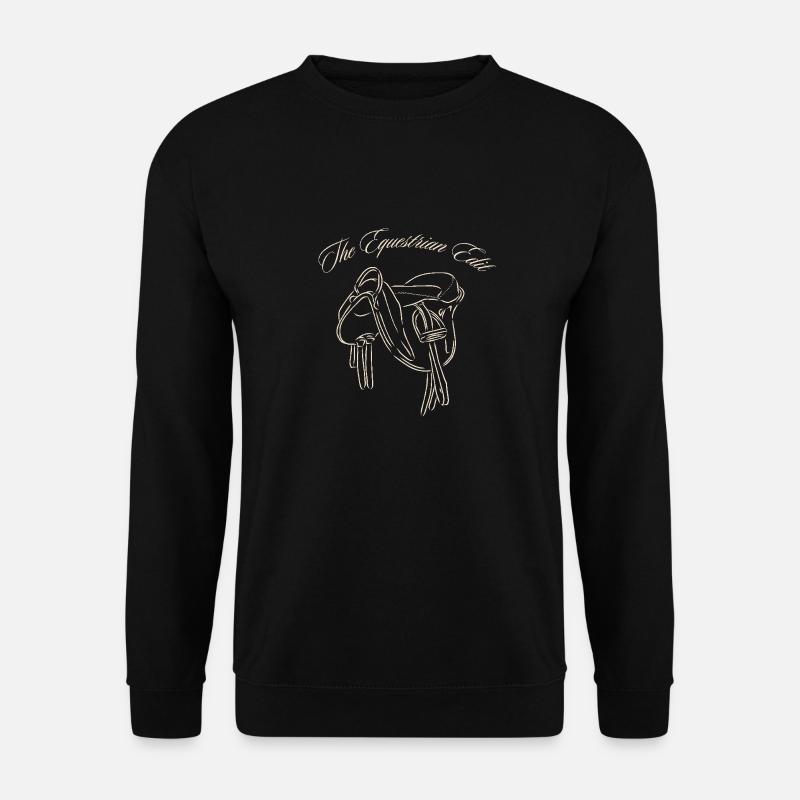 Selle De Cheval L’Equestre Modifier - Sweat-shirt Unisexe - noir