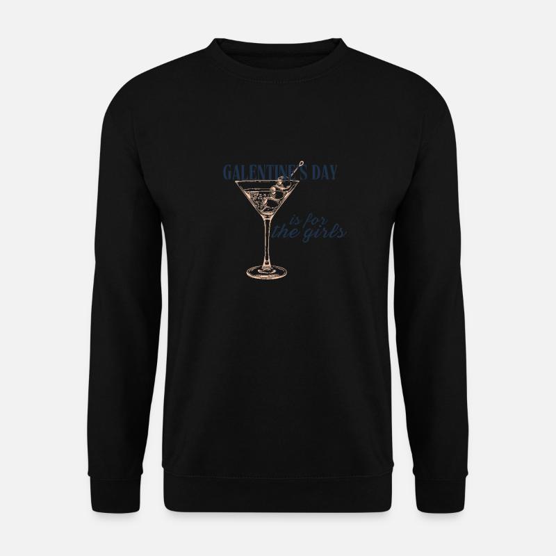 Galentine's day Blue - Unisex Pullover - Schwarz