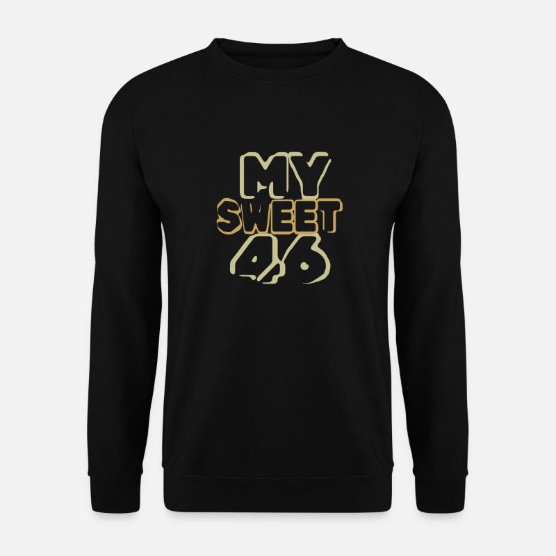 Age 46 - Unisex Sweatshirt - black
