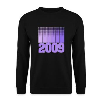 2009 - Unisex Sweatshirt - black - Front - Alina (178cm) & Michal (187cm)