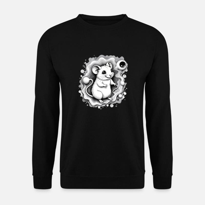 Hamster de l’espace - Sweat-shirt Unisexe - noir