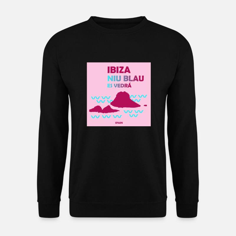 Insel Ibiza Spanien - Unisex Pullover - Schwarz