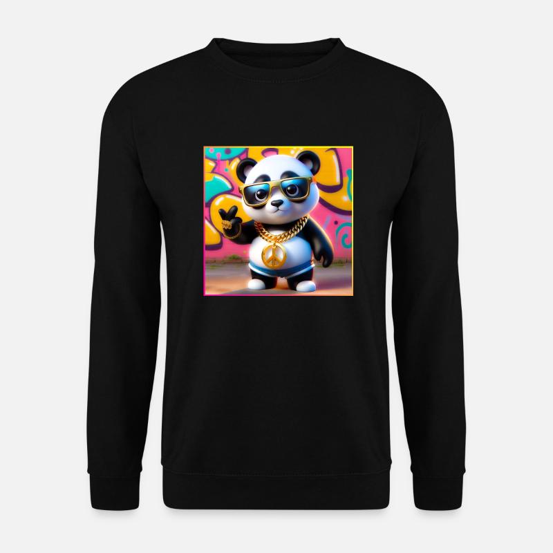Cool Panda - Unisex Sweatshirt - black