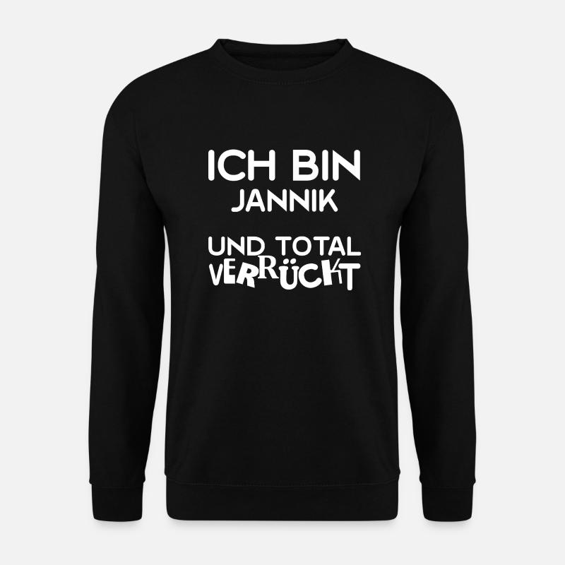 Prénom Jannik - Sweat-shirt Unisexe - noir