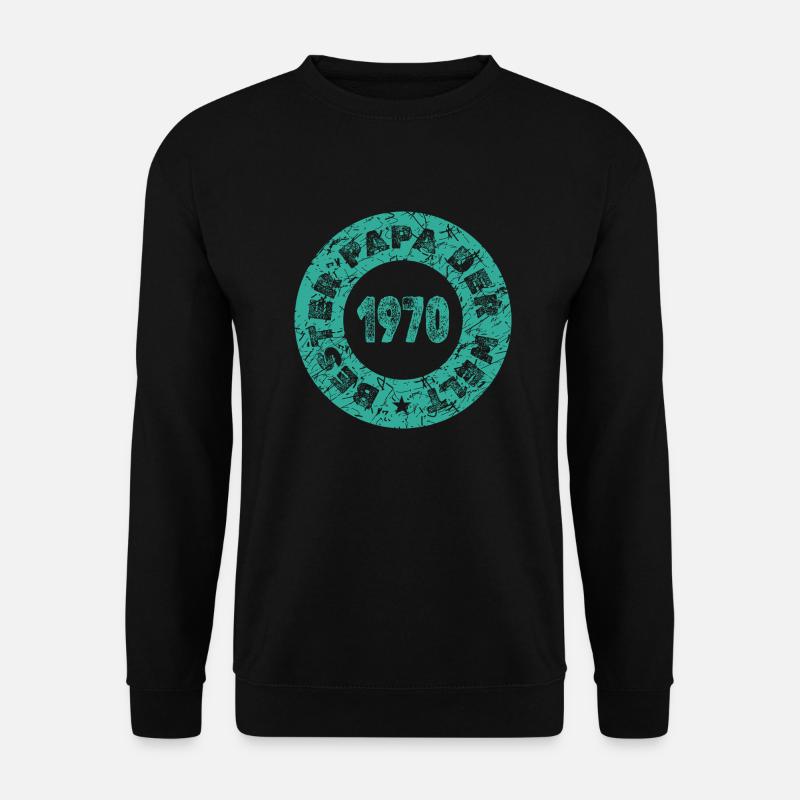 Papa 1970 - Unisex Pullover - Schwarz