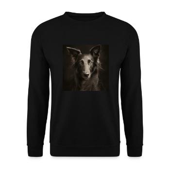 Black Animals - Cool dog - Unisex Sweatshirt - black - Front - Alina (178cm) & Michal (187cm)