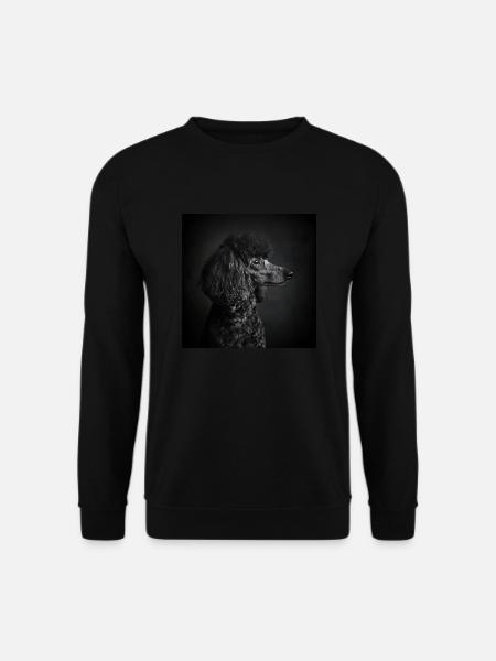 Black Animals - Black Poodle - Unisex Pullover - Schwarz