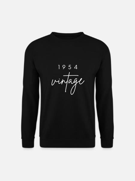 Anniversaire 1954 vintage - Sweat-shirt Unisexe - noir