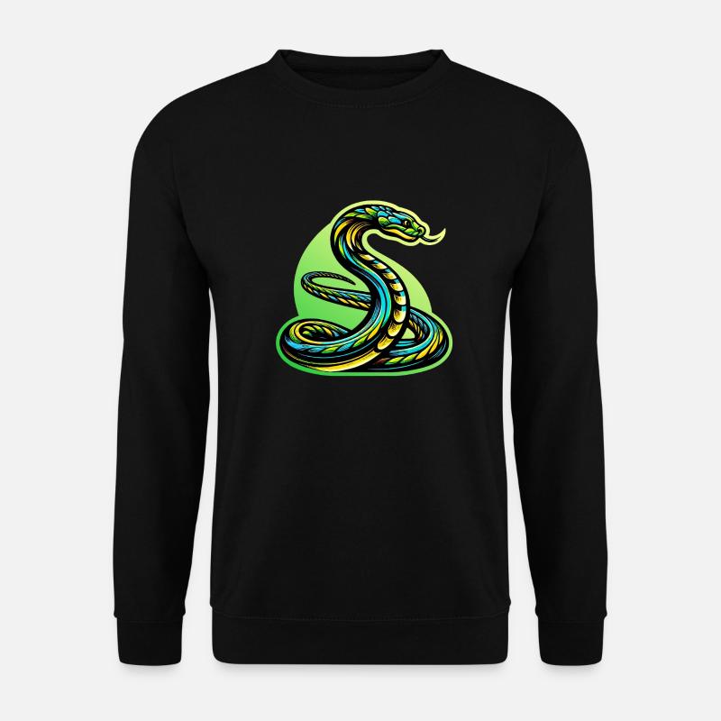 Schlange - Unisex Pullover - Schwarz